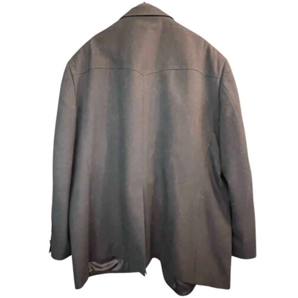 Red Sky Black Frisco 488 Hopsack Silver Button Men Western Blazer Sport Coat 50R - Picture 4 of 5